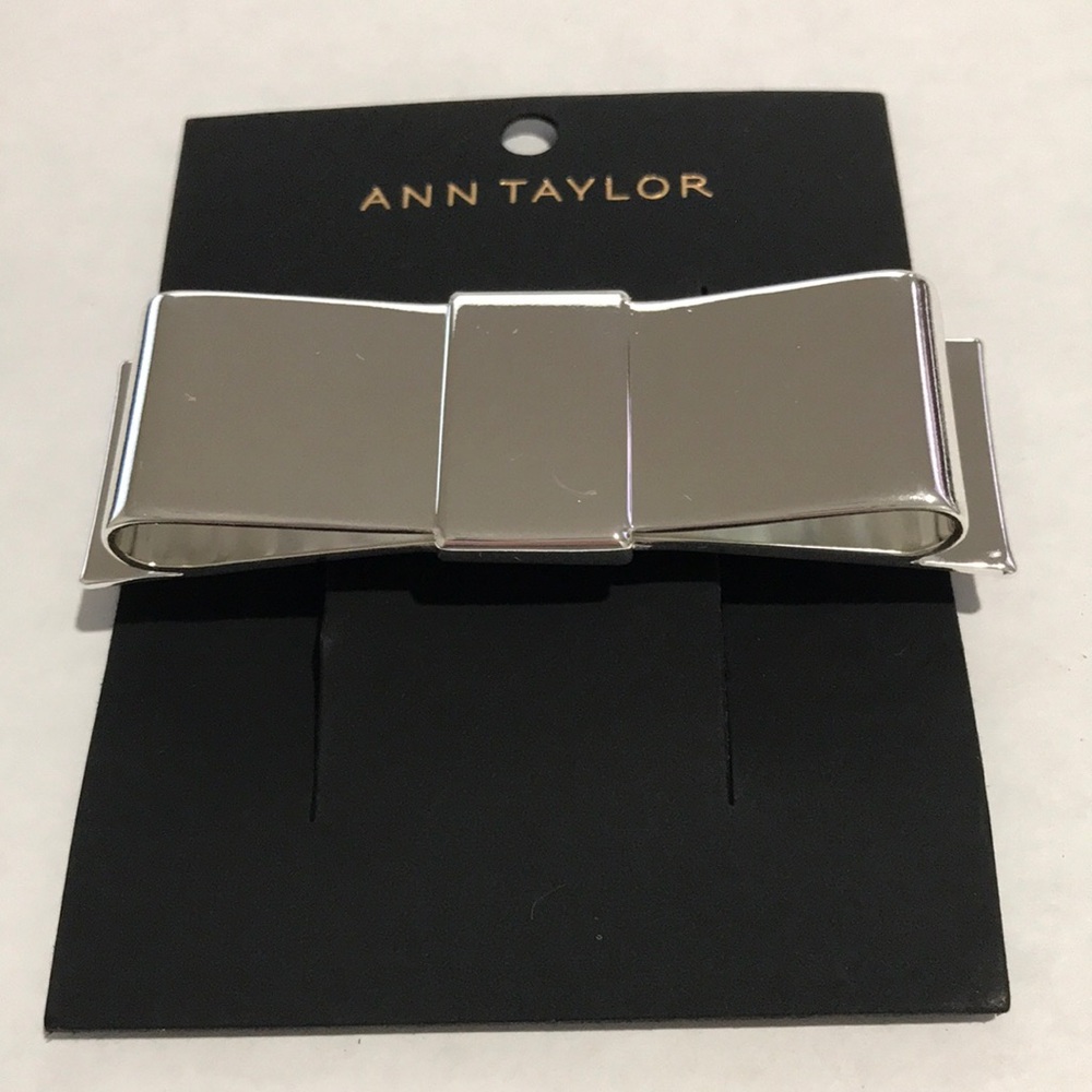 New Ann Taylor Silver Barrette